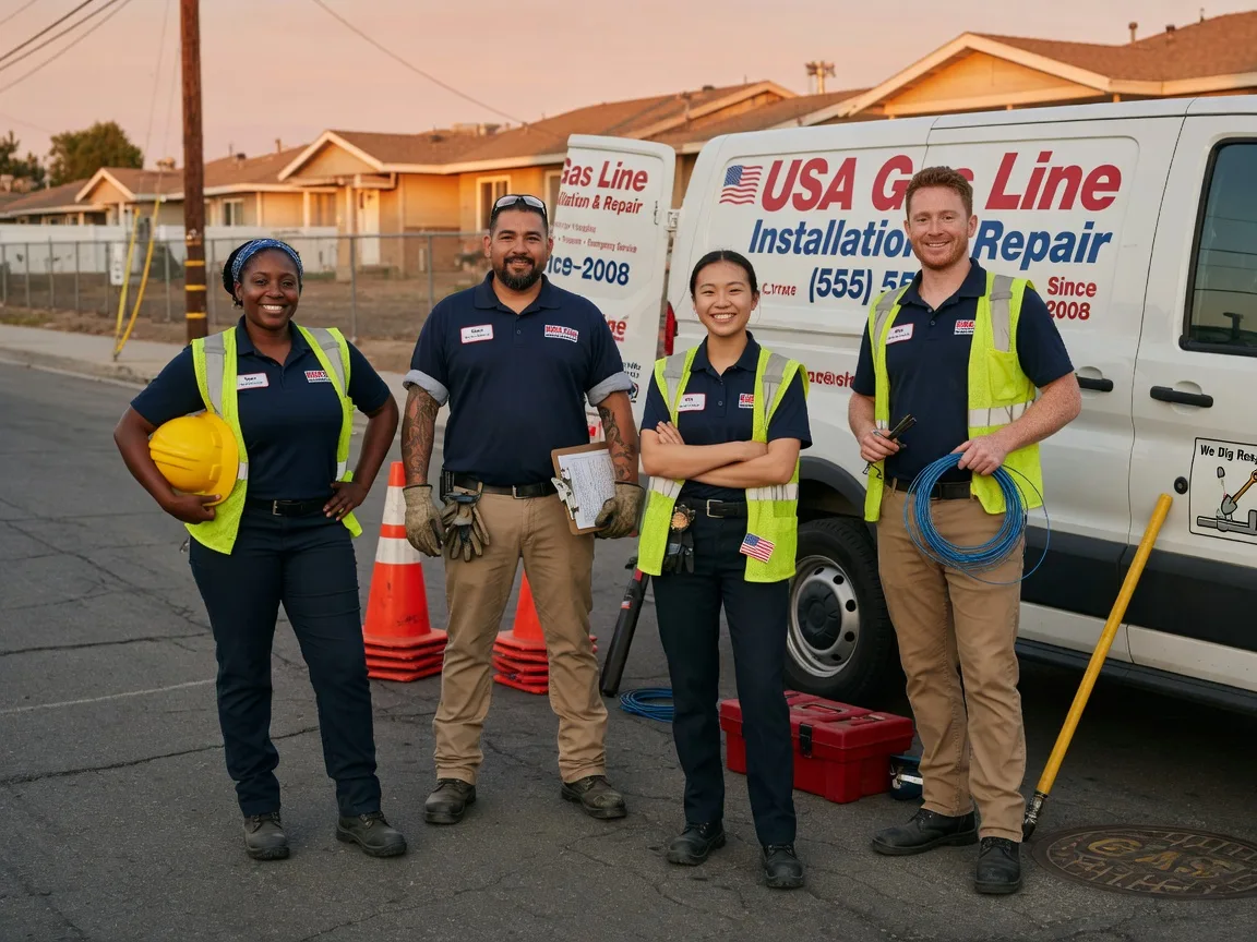 Gas Line Installation company in Leota, MN